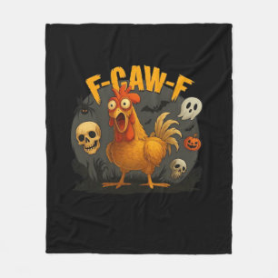 F-Caw-F Chicken Classic Minimal Clean Fleecedecke