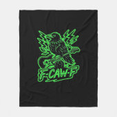 F-Caw-F Chicken Classic Minimal Clean Fleecedecke (Vorderseite)