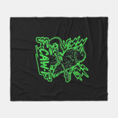 F-Caw-F Chicken Classic Minimal Clean Fleecedecke (Vorderseite (Horizontal))