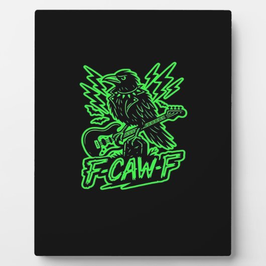 F-Caw-F Chicken Classic Minimal Clean Fotoplatte (Vorderseite)