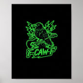 F-Caw-F Chicken Classic Minimal Clean Poster (Vorne)
