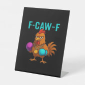 F-Caw-F Chicken Classic Minimal Clean Sockelschild (Vorderseite)