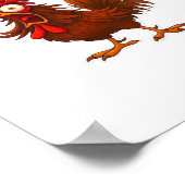 F-Caw-F Chicken Classic Poster (Ecke)