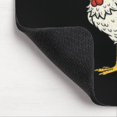 F-Caw-F Chicken Classic Retro Cool Mousepad (Ecke)