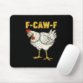 F-Caw-F Chicken Classic Retro Cool Mousepad (Mit Mouse)