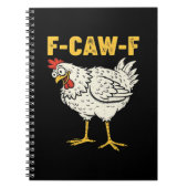 F-Caw-F Chicken Classic Retro Cool Notizblock (Vorderseite)