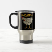 F-Caw-F Chicken Classic Retro Cool Reisebecher (Links)