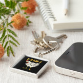 F-Caw-F Chicken Classic Retro Cool Schlüsselanhänger (Seite)