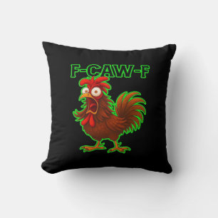 F-Caw-F Chicken Classic Retro Grafik Kissen