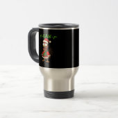 F-Caw-F Chicken Classic Retro Grafik Reisebecher (Vorderseite Links)