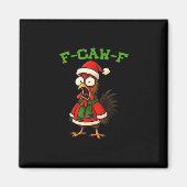 F-Caw-F Chicken Classic Retro Graphic Magnet (Vorne)