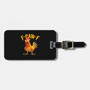 F-Caw-F Chicken Classic Retro-Stil Gepäckanhänger