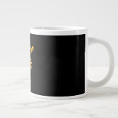 F-Caw-F Chicken Classic Retro-Stil Jumbo-Tasse (Rechts)