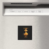 F-Caw-F Chicken Classic Retro-Stil Magnet (In Situ (Geschirrspüler))