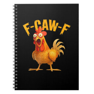 F-Caw-F Chicken Classic Retro-Stil Notizblock