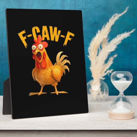 F-Caw-F Chicken Classic Retro Style Fotoplatte (Seite)