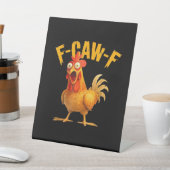 F-Caw-F Chicken Classic Retro Style Sockelschild (In SItu)