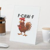 F-Caw-F Chicken Classic Sockelschild (In SItu)
