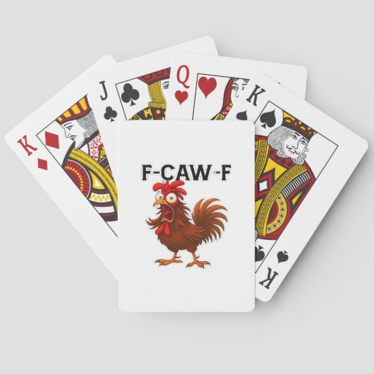 F-Caw-F Chicken Classic Spielkarten (Rückseite)