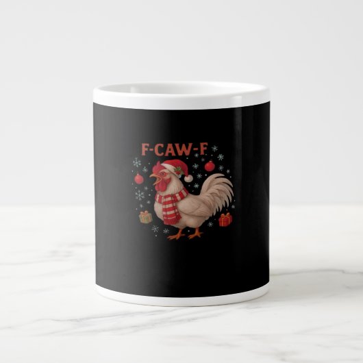 F-Caw-F Chicken Classic Trendy Casual Jumbo-Tasse (Vorderseite)