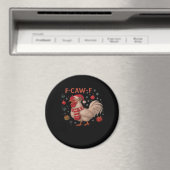 F-Caw-F Chicken Classic Trendy Casual Magnet (In Situ (Geschirrspüler))