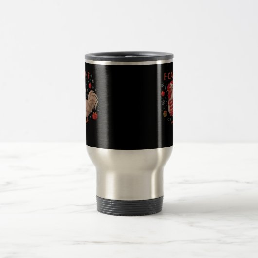 F-Caw-F Chicken Classic Trendy Casual Reisebecher (Mittel)