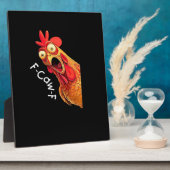 F-Caw-F-Chicken Classic Vintage Graphic Fotoplatte (Seite)