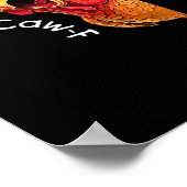 F-Caw-F-Chicken Classic Vintage Graphic Poster (Ecke)