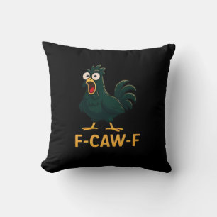 F-Caw-F Chicken Classic Vintage Stil Kissen
