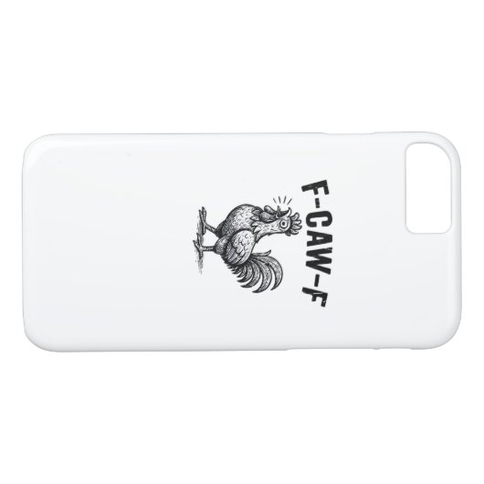 F-Caw-F Chicken Creative Casual Case-Mate iPhone Hülle (Rückseite (Horizontal))