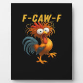 F-Caw-F Chicken Essential Funny Design Fotoplatte (Vorderseite)