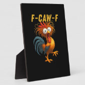 F-Caw-F Chicken Essential Funny Design Fotoplatte (Seite)