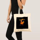 F-Caw-F-Chicken Essential Funny Quote Tragetasche (Vorderseite (Produkt))