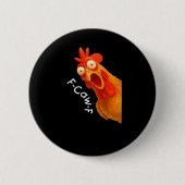 F-Caw-F Chicken Essential Minimal Clean Button (Vorderseite)