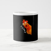 F-Caw-F Chicken Essential Minimal Clean Jumbo-Tasse (Vorderseite)