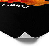 F-Caw-F Chicken Essential Minimal Clean Poster (Ecke)