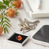 F-Caw-F Chicken Essential Minimal Clean Schlüsselanhänger (Seite)