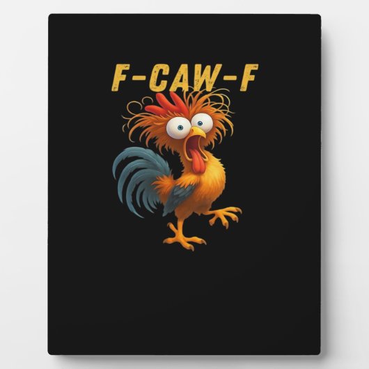 F-Caw-F-Chicken Essential Retro Classic Fotoplatte (Vorderseite)