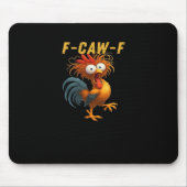 F-Caw-F-Chicken Essential Retro Classic Mousepad (Vorne)