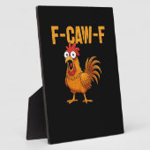F-Caw-F-Chicken Essential Simple Design Fotoplatte (Seite)
