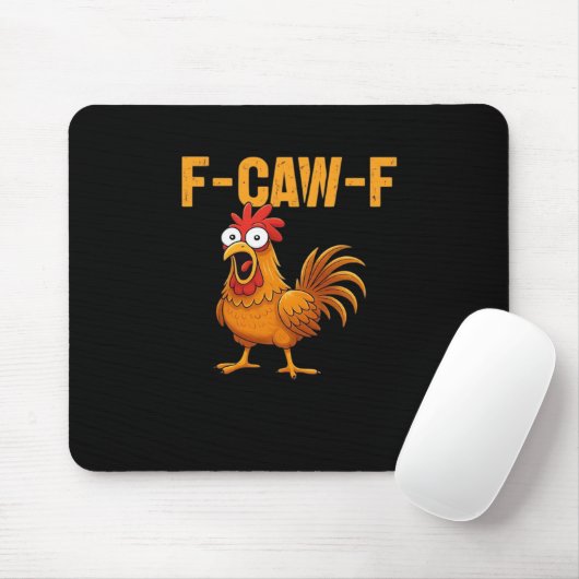 F-Caw-F-Chicken Essential Simple Design Mousepad (Mit Mouse)