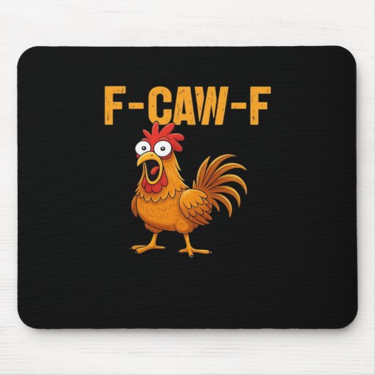 F-Caw-F-Chicken Essential Simple Design Mousepad (Vorne)