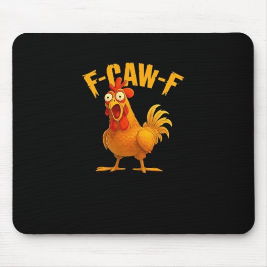 F-Caw-F-Chicken Essential Vintage Cool Mousepad (Vorne)