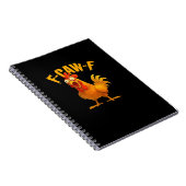 F-Caw-F-Chicken Essential Vintage Cool Notizblock (Rechte Seite)