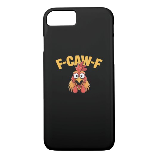 F-Caw-F Chicken Funny Chicken Trendy Casual Case-Mate iPhone Hülle (Rückseite)