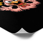 F Caw F Chicken Funny FCawF Rooster F-Caw-F Chicke Poster (Ecke)