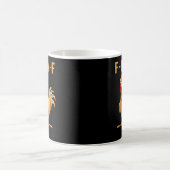 F-Caw-F-Chicken Funny Trendy Kaffeetasse (Mittel)