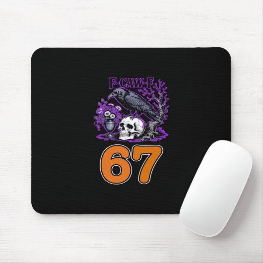 F-Caw-F Chicken Halloween Classic Funny Trendy Mousepad (Mit Mouse)