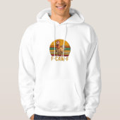 F-Caw-F Chicken Humor Essential Minimal Clean Hoodie (Vorderseite)