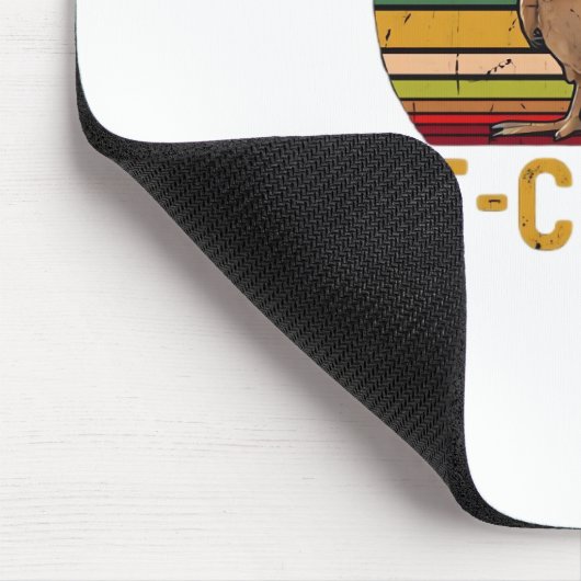 F-Caw-F Chicken Humor Essential Minimal Clean Mousepad (Ecke)